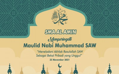 SMA Al Amin Gelar Peringatan Maulid Nabi Muhammad SAW dan Hari Guru Nasional